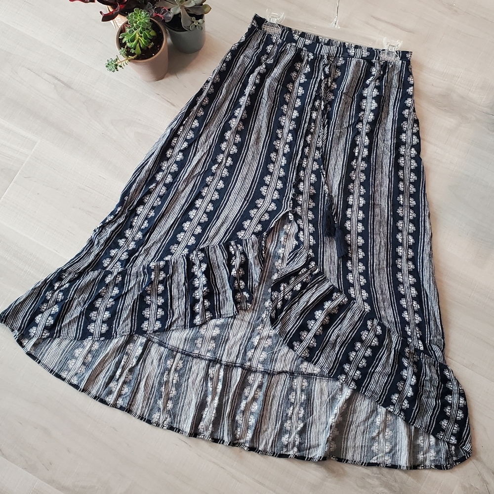 Midi Front Slit Skirt